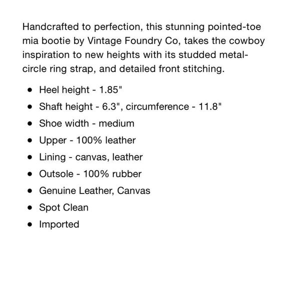 Vintage Foundry Mia Boot - Picture 10 of 10